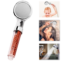 Pommeau de douche ionique à haute pression de la marque Rymerce, pièce de plomberie avec jets pour une douche efficace.