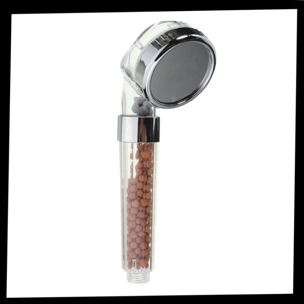 Pommeau de douche ionique à haute pression Rymerce, pièce de plomberie avec jets pour une douche revitalisante.