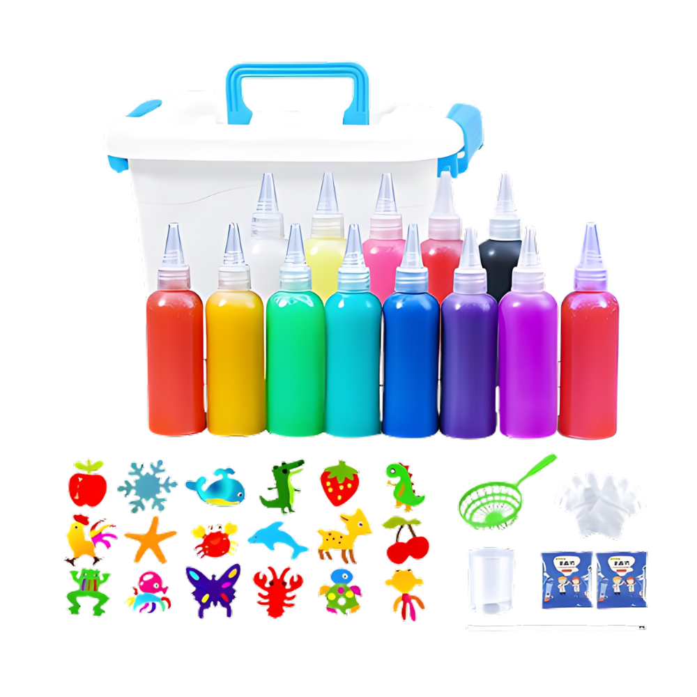 Kit de 13 brinquedos de elfo de água mágico da Fridja, educativo, seguro e ideal para crianças.