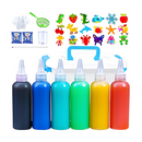 Kit de 6 brinquedos de elfo mágico aquático da Fridja, educativo, seguro e ideal para diversão infantil.