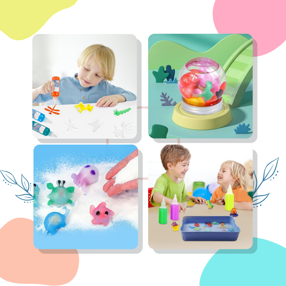Kit de brinquedos educacionais de água mágica da Fridja, brinquedo de elfo segura para aprendizado e diversão.