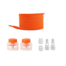 Lacets de fermeture seguros e fashion Peralng na cor laranja, com design moderno e resistente para calçados.