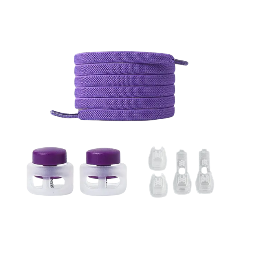 Lacets de fermeture seguros e estilosos da marca Peralng em cor roxa, com design moderno e prático para calçados.