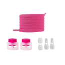 Lacets de fermeture seguros e modernos da Peralng na cor rosa vermelha, com design elegante e prático para calçados.