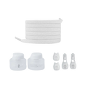 Lacetes de moda e seguros da marca Peralng, em cor branca, com design que garante firmeza e estilo para calçados.
