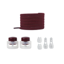 Cadarços de fechamento seguros e modernos da Peralng em tom vinho vermelho, com design elegante e resistente.