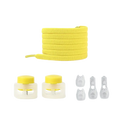 Lacets de fermeture seguros e modernos da Peralng em cor amarela, com design resistente e estiloso para calçados.