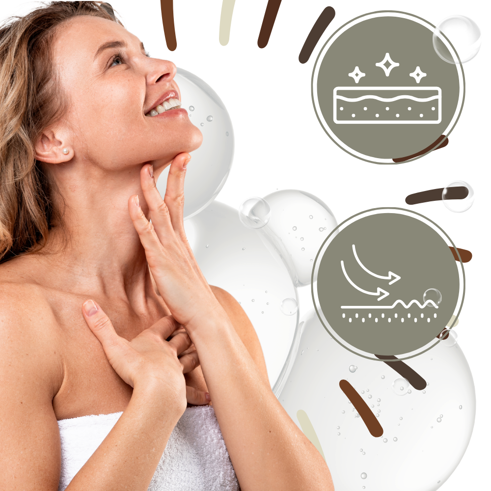 Creme hidratante da Saintsco com veneno de abelha, textura suave e aspecto nutritivo para a pele.