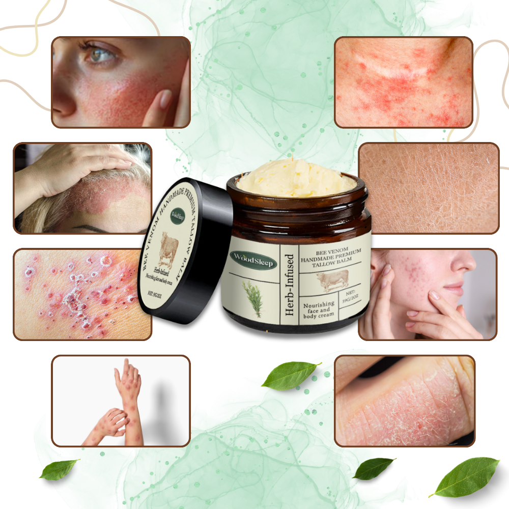 Creme hidratante da Saintsco com veneno de abelha, embalagem de cosméticos, textura cremosa e ingredientes naturais.