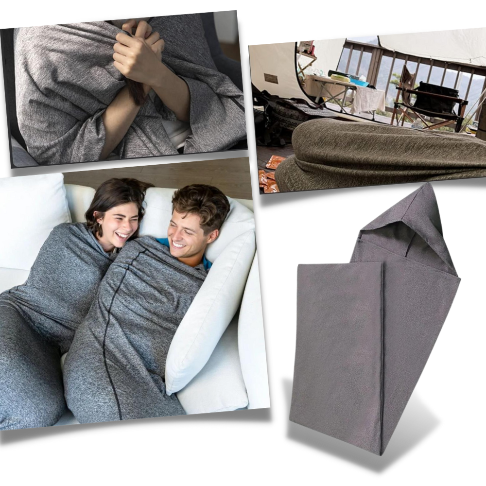 Cobertura portátil com capuz Sleep Pod da Saking, ideal para bebês, em tecido macio e confortável, medida 140x30 cm.