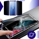Capinha de telefone Samsung com vidro de privacidade Tvcmall, proteção e privacidade para dispositivo móvel.