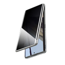 Capa de telefone Samsung com vidro de privacidade dourado da Tvcmall, protegendo a tela contra olhares indesejados.