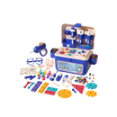 Brinquedo de encaixe com parafusos e caixa de ferramentas Hibro, conjunto de 152 peças para crianças, brinquedos de imitação.