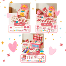 Brinquedo de montar com parafuso e caixa de ferramentas Hibro, brinquedo de imitação para crianças, com peças de encaixe e detalhes coloridos