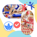 Brinquedo de imitação em forma de puzzle de parafuso da Hibro com caixa de ferramentas para crianças pequenas.