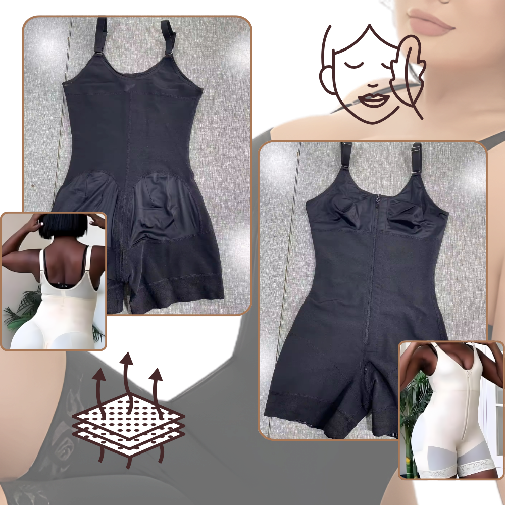 Body sculptant sem costura Leapair, roupa íntima que modela o corpo com conforto, ideal para uso diário.