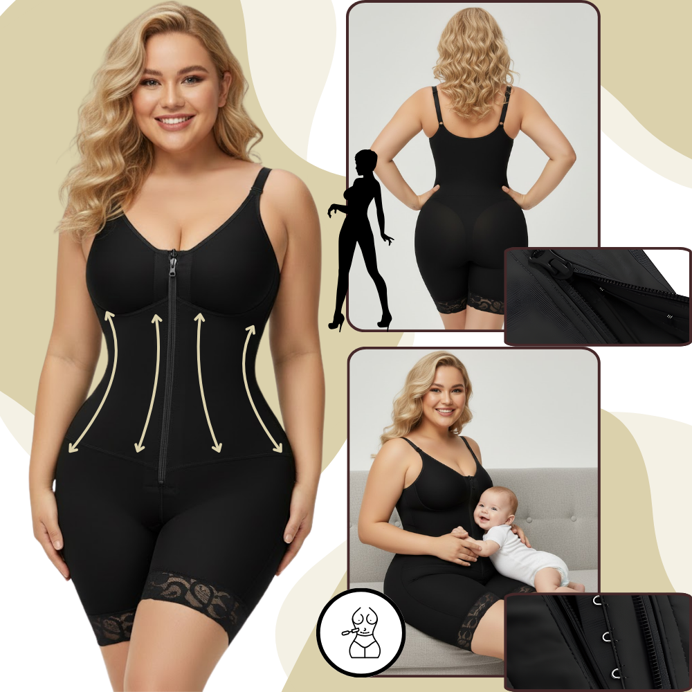 Body sculptant sem costura da Leapair, roupa íntima modeladora que realça a silhueta e oferece conforto.