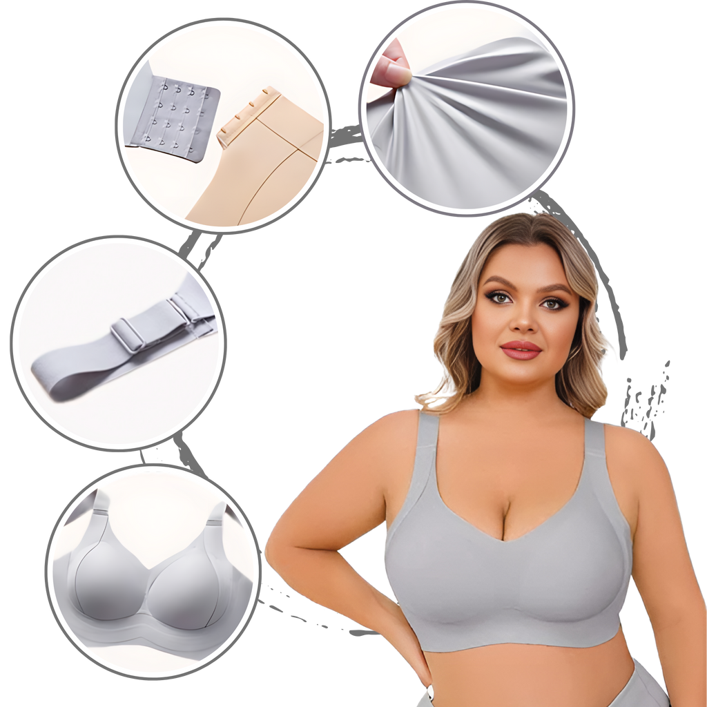 Soutien-gorge respirante sem costura da Body Effect, confortável, leve e sem costuras, ideal para uso diário.