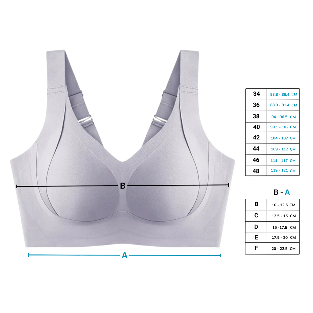 Soutien-gorge respirante sem costura da Body Effect, confortável, sem costuras, ideal para uso diário e modelagem invisível.
