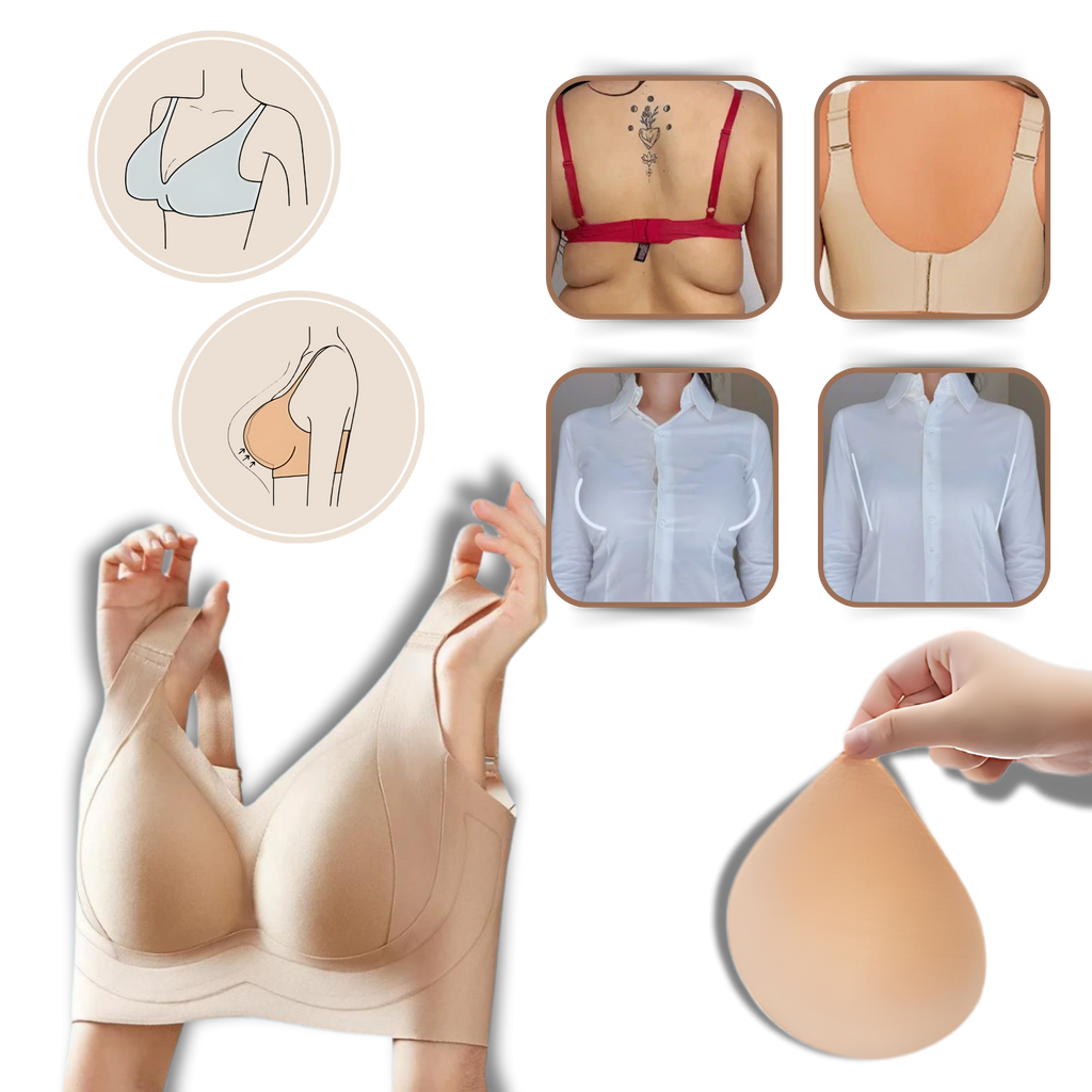 Soutien-gorge sem costura respirável da Body Effect, confortável e leve, ideal para uso diário e roupas ajustadas.