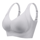 Soutien-gorge respirant sem costura da Body Effect, confortável e discreto em tom cinza, ideal para uso diário.