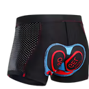 Short de ciclismo Homyl, calça sem costuras e acolchoada em tecido azul para roupas de fitness e esportes.