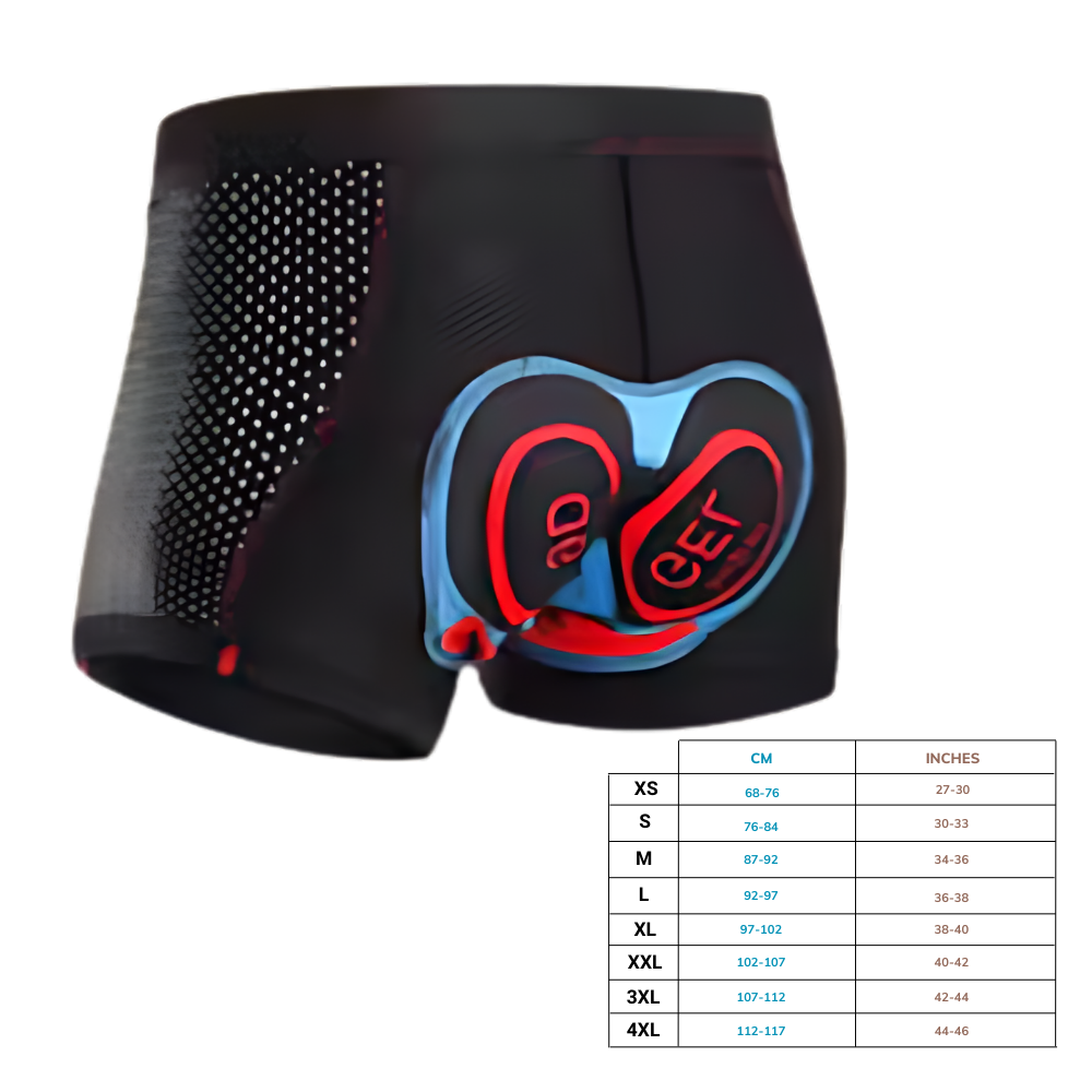 Short de bike rembourré sem costura da Homyl, ideal para ciclismo, com tecido confortável e design ajustado para atividades esportivas.