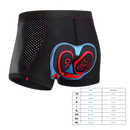 Short de bike rembourré sem costura da Homyl, ideal para ciclismo, com tecido confortável e design ajustado para atividades esportivas.