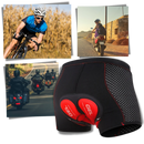 Short de vélo Homyl, rembourrado e sem costura, ideal para roupas de fitness e esportes, com design confortável e técnico.