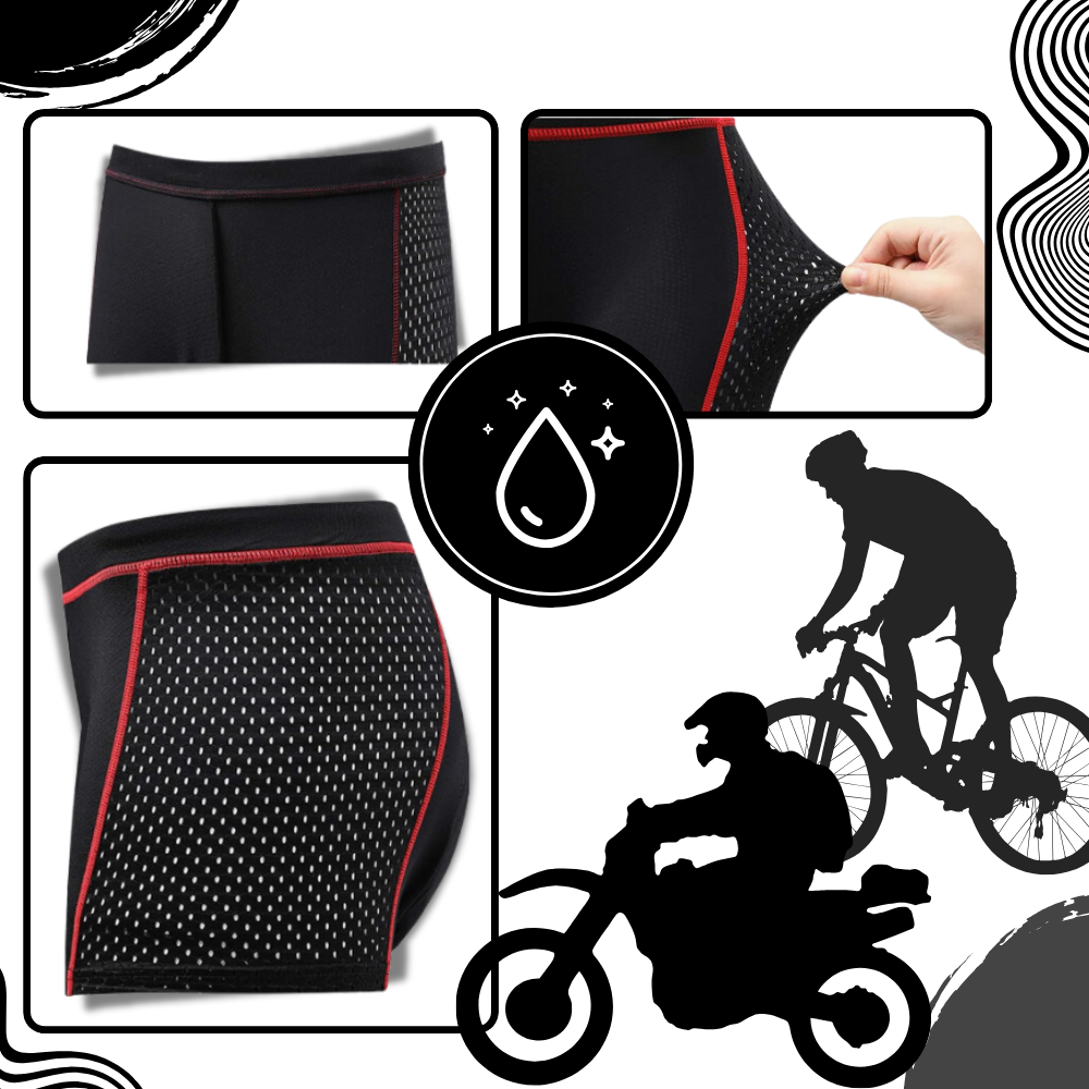 Short de bicicleta Homyl, sem costuras e acolchoado, ideal para roupas de fitness e esportes, confortável e de alta performance.