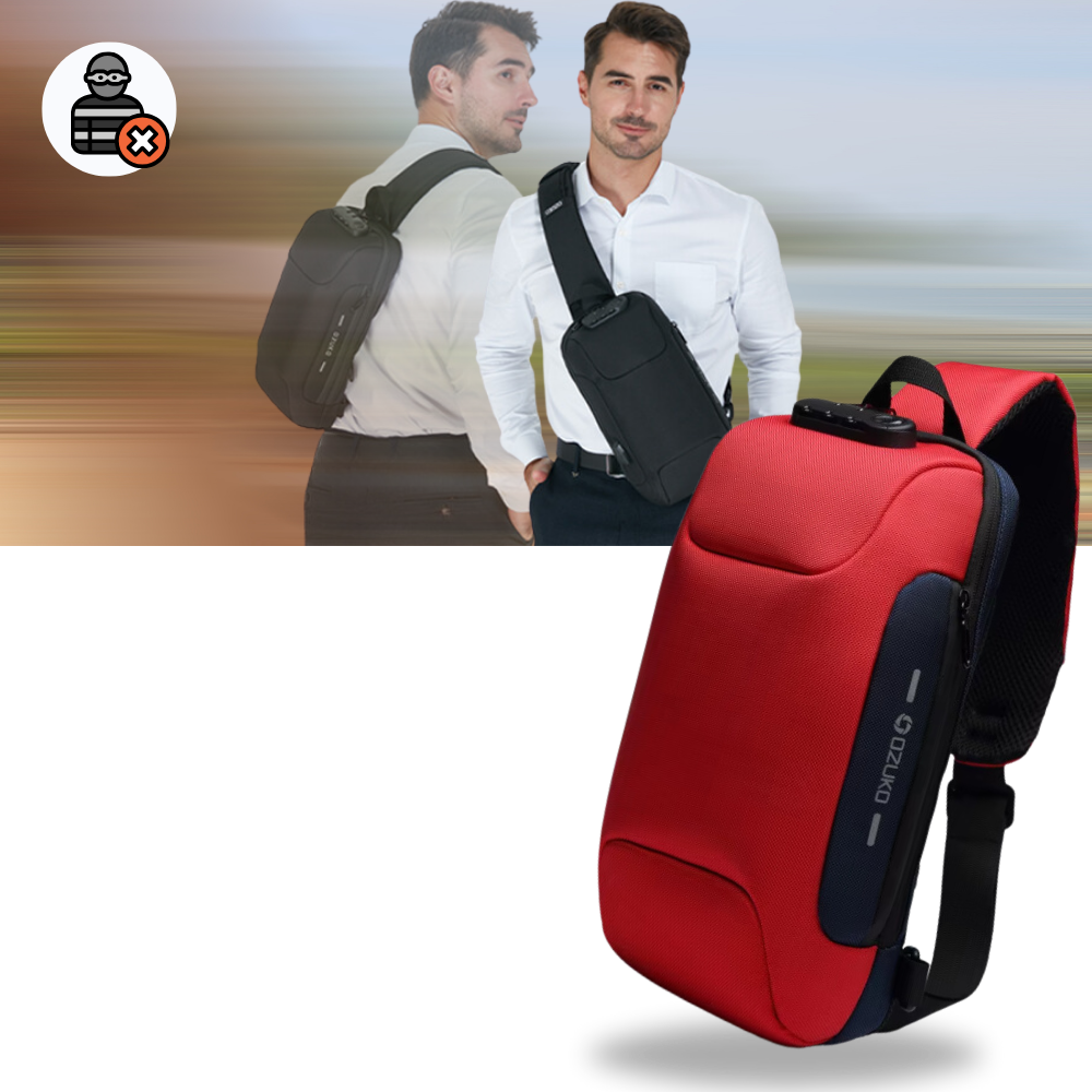 Bolsa de ombro antivólio Shapeueng, bagagem e maroquinerie, com fecho seguro e design compacto para uso diário.