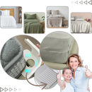 Clips para lençol de cama da marca Itemer, fixadores discretos para manter o lençol no lugar na cama.
