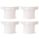 Clips para lençol de cama Itemer, clipes brancos discretos para segurar o lençol de forma segura e prática.