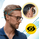 Almofadas antideslizantes invisíveis para hastes de óculos Homyl, proteção e conforto para os olhos.