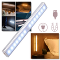 Luminária LED magnética Seenda com detector de movimento, luz quente de 15 cm, para iluminação prática e eficiente.