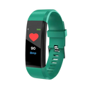 Relógio inteligente verde da Anself para idosos, com tela digital e pulseira confortável, acessório eletrônico para cuidados de saúde.