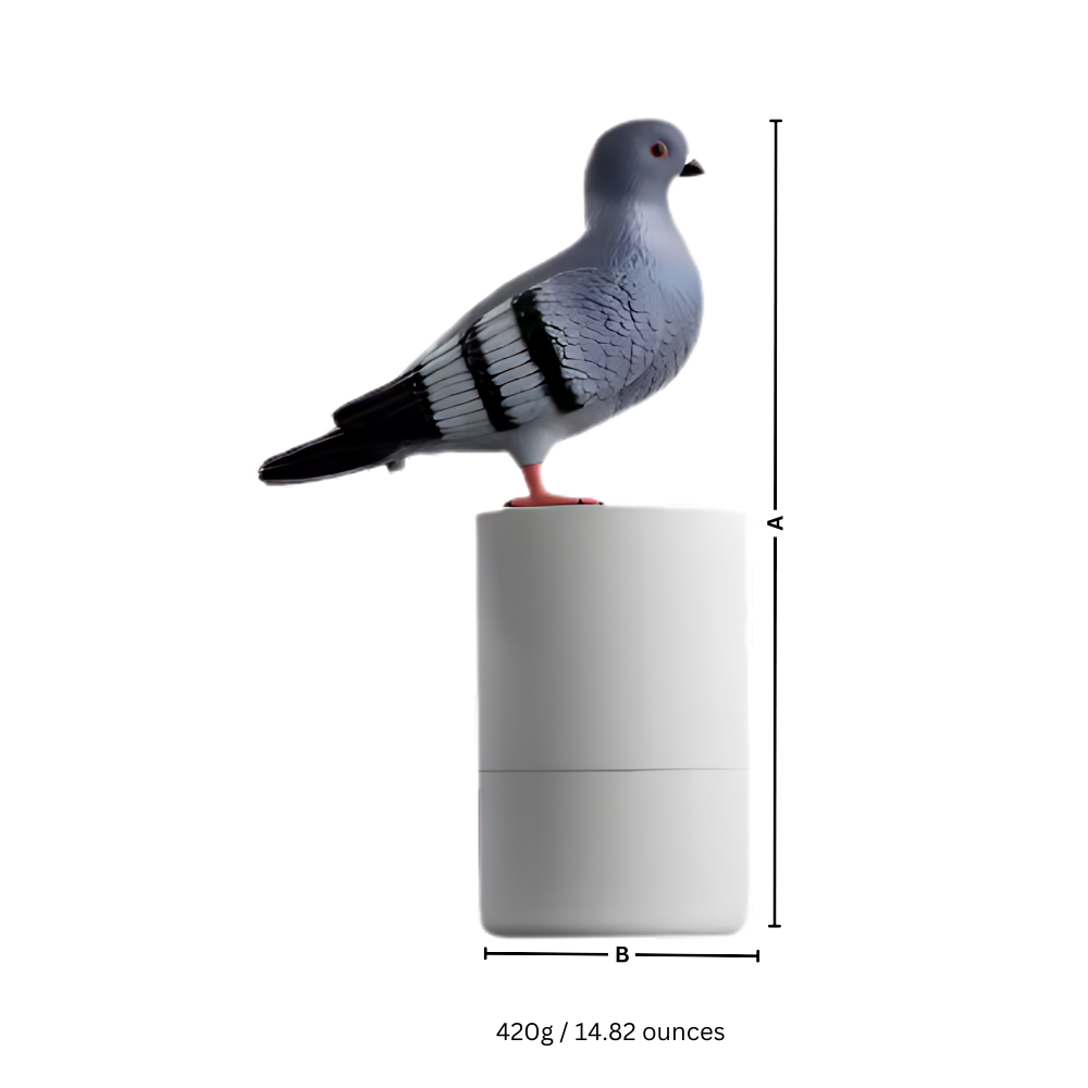 Distributeur de sabonete líquido automático em forma de pombinho, marca Jsaert, com sensor para uso fácil e higienizado.