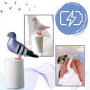 Distributeur de sabonete líquido automático em forma de pomba da Jsaert com sensor de movimento, prático e moderno.