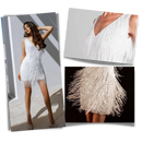 Robe longa de festa Mianht com decote V, detalhes em paetês brilhantes, ideal para eventos elegantes e sofisticados.