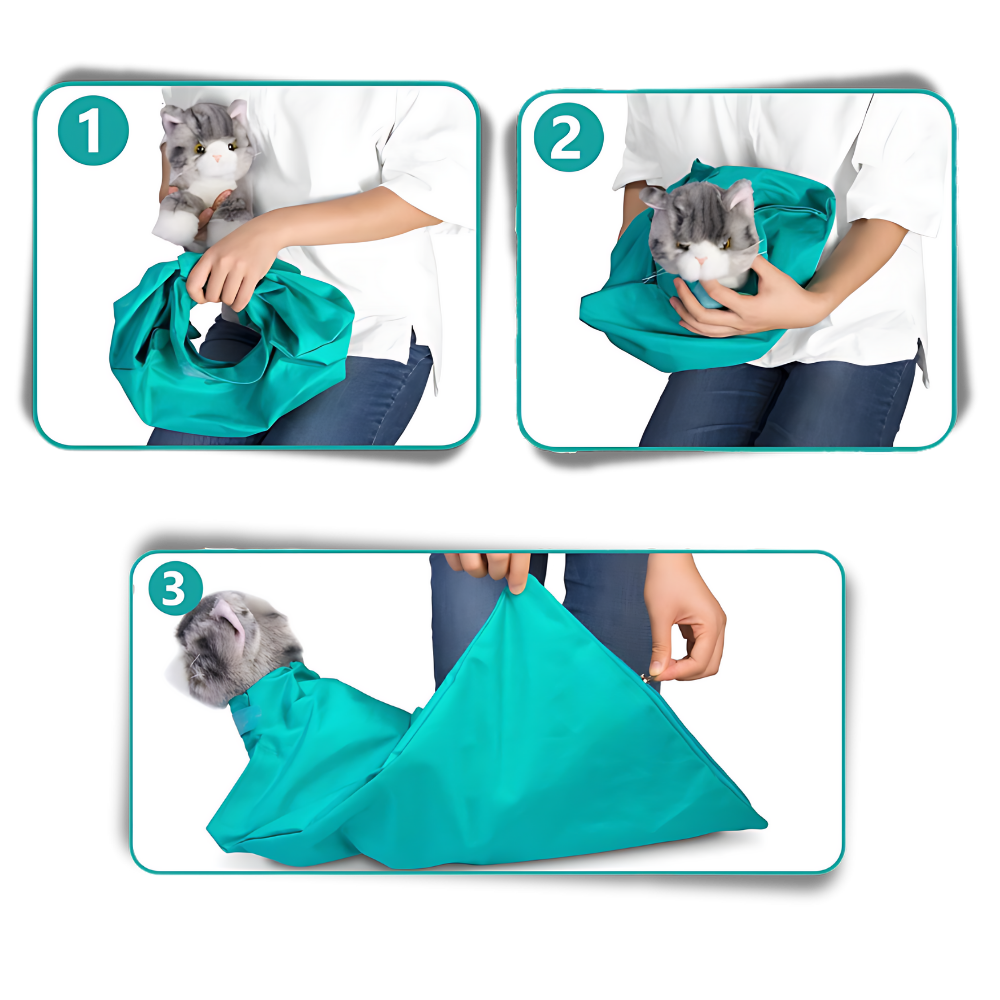 Bolsa de transporte serein para gato da Elaydool, acessório para caixas de transporte de animais, confortável e prática para viagens.