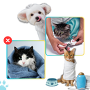 Bolsa de transporte para gatos da Elaydool, acessório para caixas de viagem, com design sereno e confortável para animais.