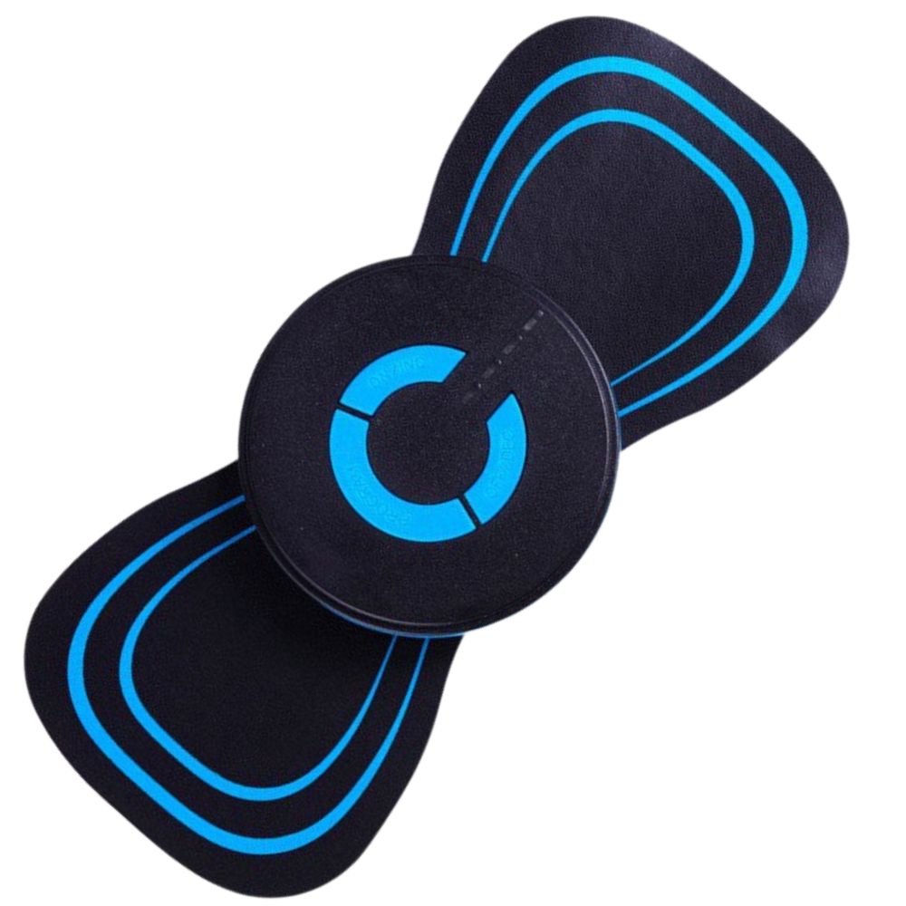 Mini massageador elétrico para o pescoço da Setoy, dispositivo portátil para relaxamento e alívio de tensões musculares.