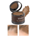 Poudre dissimulatrice de ligne de cheveux Sevich, tonalidade castanho claro, para disfarçar linhas capilares visíveis.