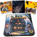 Calendário de conta regressiva de Halloween Seyurigaoka, decoração sazonal com tema assustador para o período de festas Halloween.