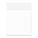 Notas autocollantes transparentes impermeáveis da Seyurigaoka, ideais para anotações resistentes e de fácil fixação.