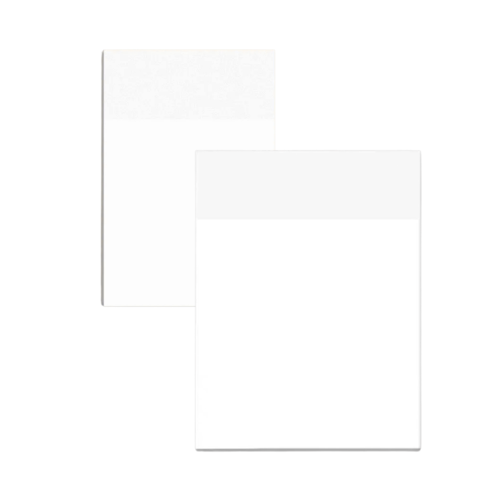 Notas autocollantes transparentes impermeáveis da Seyurigaoka, papel de papelaria para anotações adesivas duráveis.