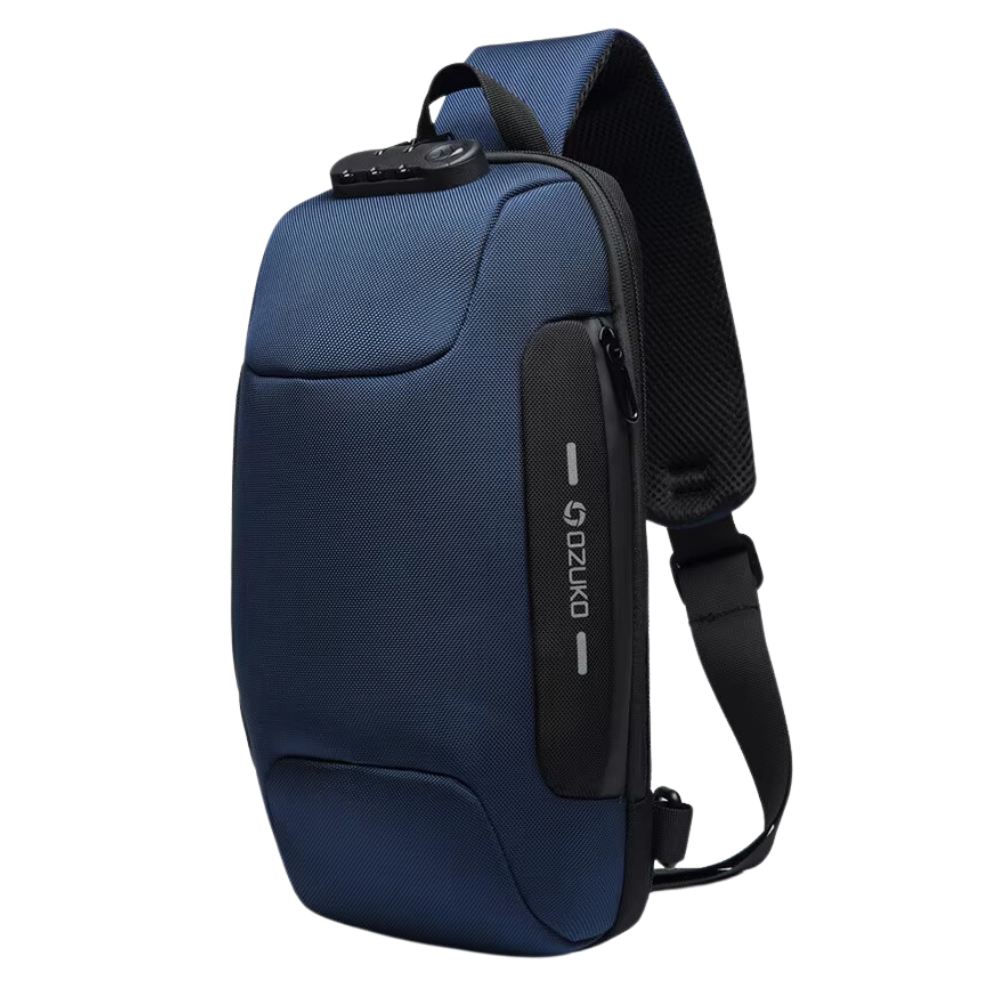 Bolsa de ombro antivól, marca Shapeueng, em couro preto, com fecho seguro e alça ajustável para viagem e uso diário.