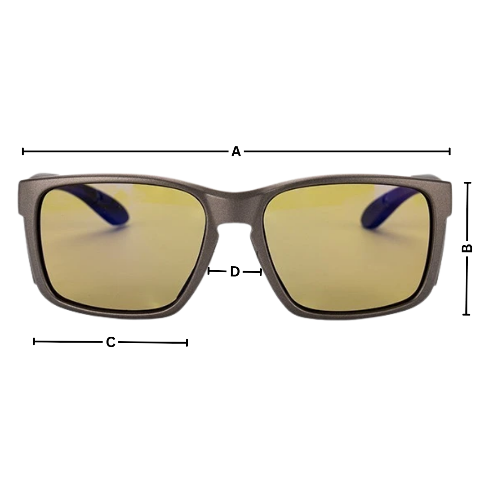 Óculos de sol Fitags com lentes polarizadas para pesca, visor de alta definição e proteção contra reflexos na água.