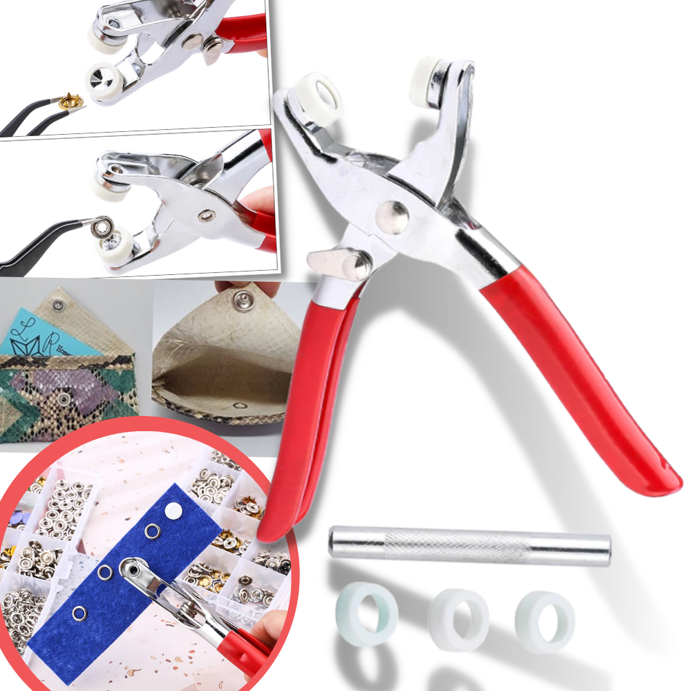 Conjunto de botões de pressão com pinça para artesanato criativo, marca Sharplace, acessórios para projetos de costura e artesanato.