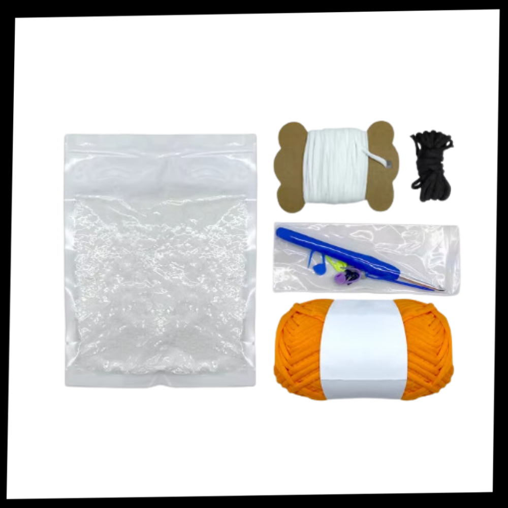 Kit de crochê criativo da Sharplace com desenhos de animais, ideal para iniciantes em artesanato de loisirs criativos.
